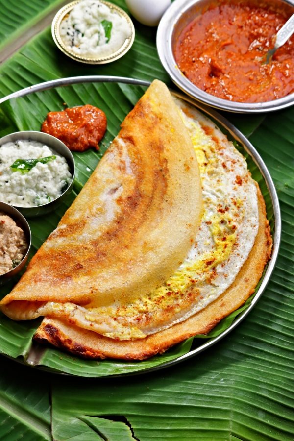 Single Egg  Dosa